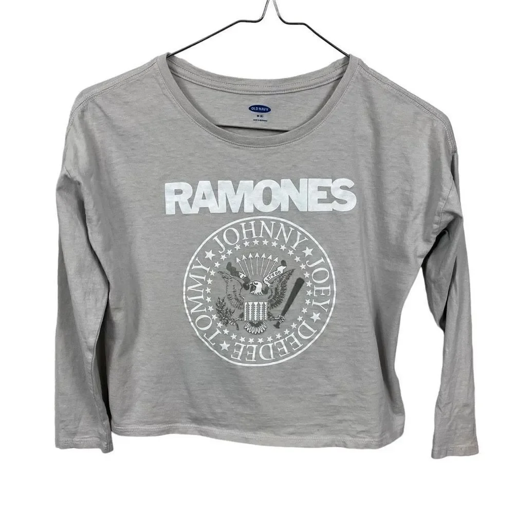 Ramones Grey Kids Old Navy Long Sleeve Shirt